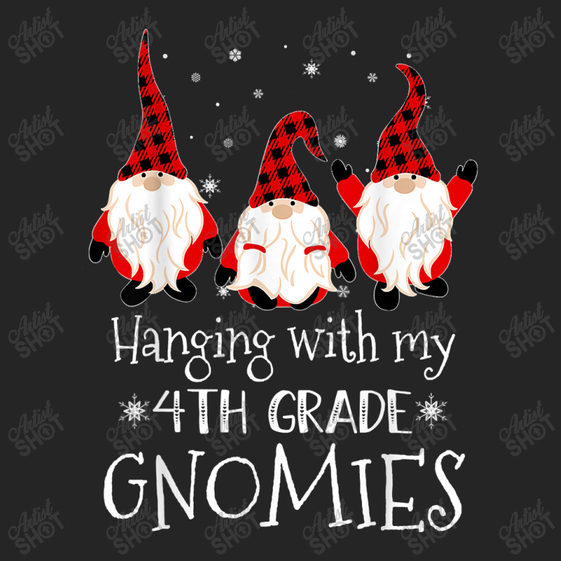 Hanging With My 4th Grade Gnomies   Teacher Christmas Gnome T Shirt Unisex Hoodie | Artistshot