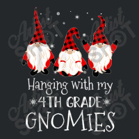 Hanging With My 4th Grade Gnomies   Teacher Christmas Gnome T Shirt Crewneck Sweatshirt | Artistshot