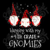 Hanging With My 4th Grade Gnomies   Teacher Christmas Gnome T Shirt Lightweight Hoodie | Artistshot