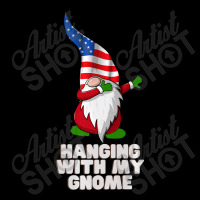 Hanging With My Gnome Garden Dabbing Gnome American Usa Flag Premium T Pocket T-shirt | Artistshot