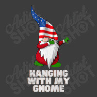 Hanging With My Gnome Garden Dabbing Gnome American Usa Flag Premium T Men's Polo Shirt | Artistshot