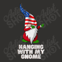 Hanging With My Gnome Garden Dabbing Gnome American Usa Flag Premium T Champion Hoodie | Artistshot