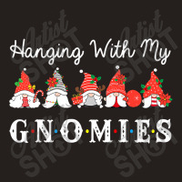 Hanging With My Gnomies Funny Gnome Friend Christmas Lights Premium T Tank Top | Artistshot