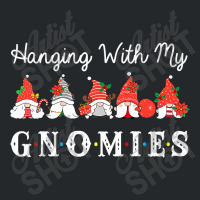 Hanging With My Gnomies Funny Gnome Friend Christmas Lights Premium T Crewneck Sweatshirt | Artistshot