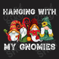 Hanging With My Gnomies Funny Gnome Friend Christmas Premium T Shirt T-shirt | Artistshot