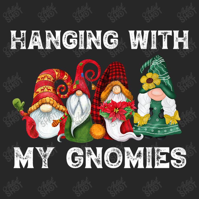 Hanging With My Gnomies Funny Gnome Friend Christmas Premium T Shirt Men's T-shirt Pajama Set | Artistshot