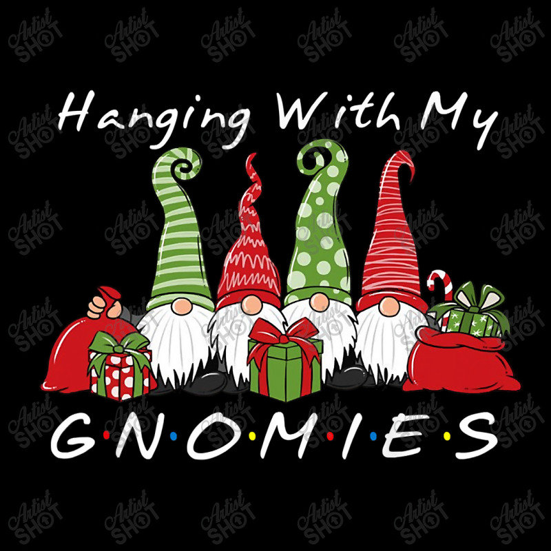 Hanging With My Gnomies Funny Gnome Friend Christmas T Shirt Copy Fleece Short | Artistshot