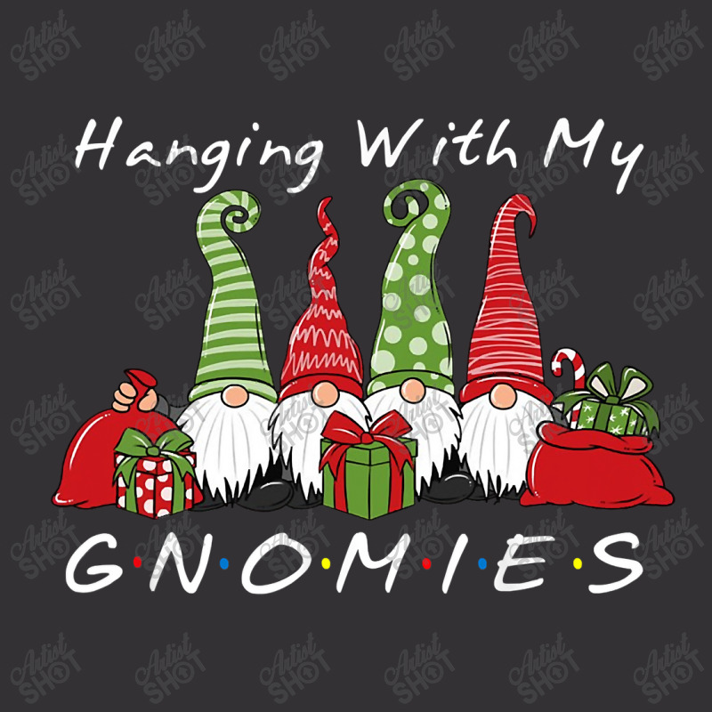 Hanging With My Gnomies Funny Gnome Friend Christmas T Shirt Copy Vintage Hoodie And Short Set | Artistshot