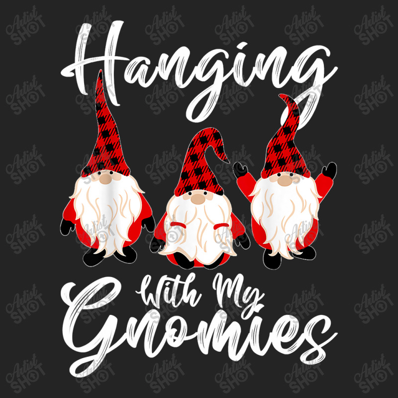 Hanging With My Gnomies Funny Gnome Friend Christmas T Shirt 3/4 Sleeve Shirt | Artistshot