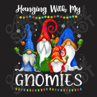 Hanging With My Gnomies Funny Gnome Xmas Lights Boys Girls Premium T S T-shirt | Artistshot