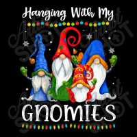 Hanging With My Gnomies Funny Gnome Xmas Lights Boys Girls Premium T S Zipper Hoodie | Artistshot