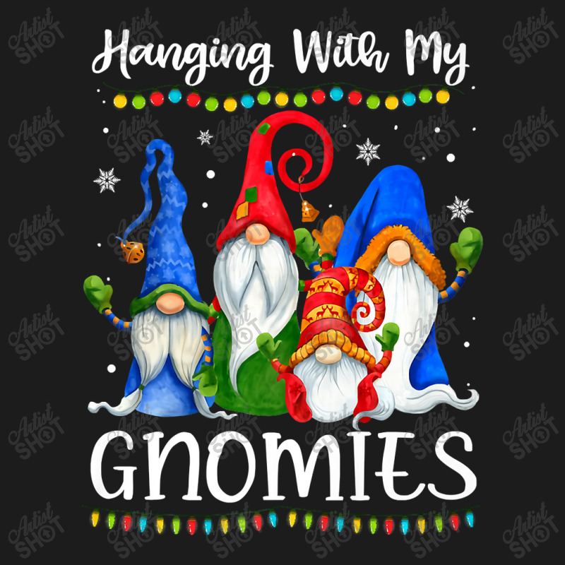 Hanging With My Gnomies Funny Gnome Xmas Lights Boys Girls Premium T S Hoodie & Jogger Set | Artistshot