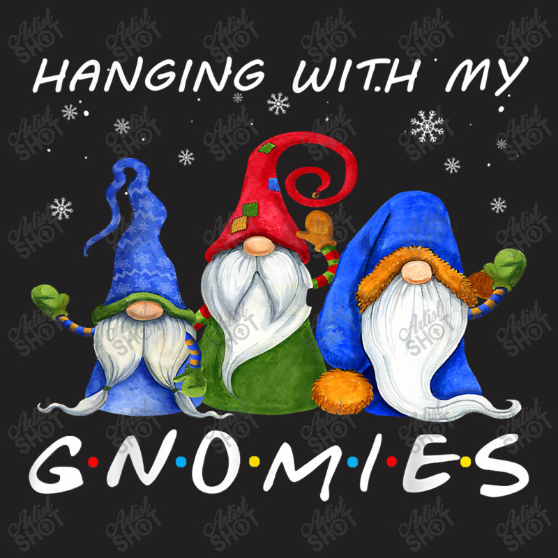 Hanging With My Gnomies Gnome Happy's Christmas Xmas Buffalo T Shirt T-shirt | Artistshot