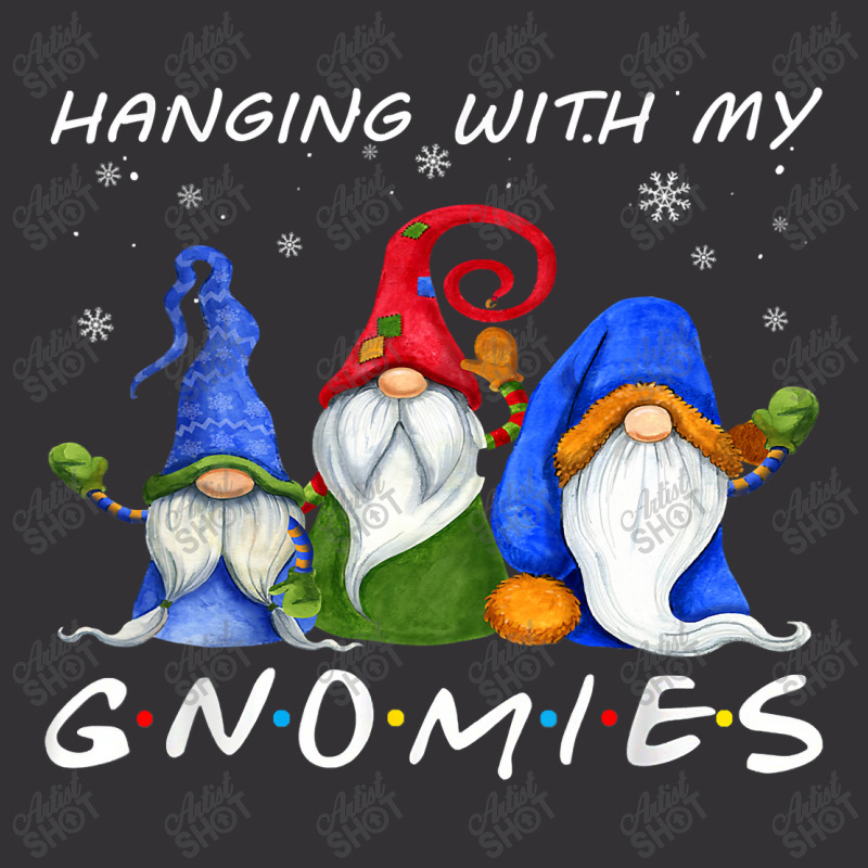 Hanging With My Gnomies Gnome Happy's Christmas Xmas Buffalo T Shirt Vintage Hoodie And Short Set | Artistshot