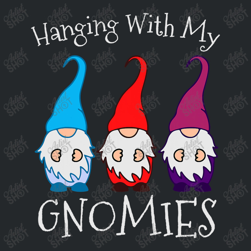 Hanging With My Gnomies Nordic Santa Gnome Christmas Pajama T Shirt Co Crewneck Sweatshirt | Artistshot