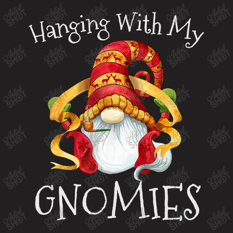 Hanging With My Gnomies Nordic Santa Gnome Christmas T Shirt Copy Copy T-shirt | Artistshot