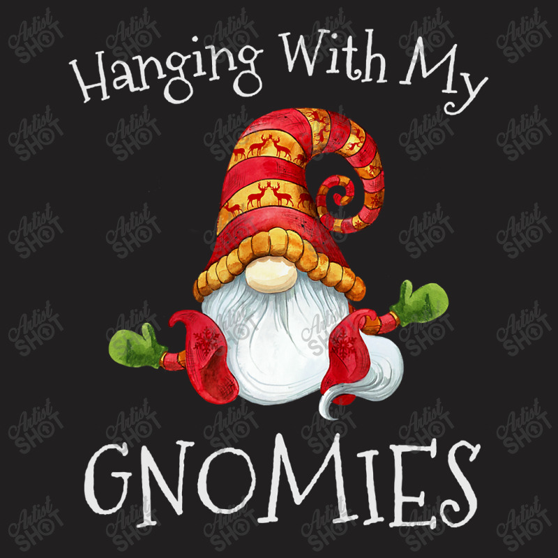 Hanging With My Gnomies Nordic Santa Gnome Christmas T Shirt Copy Copy T-shirt | Artistshot