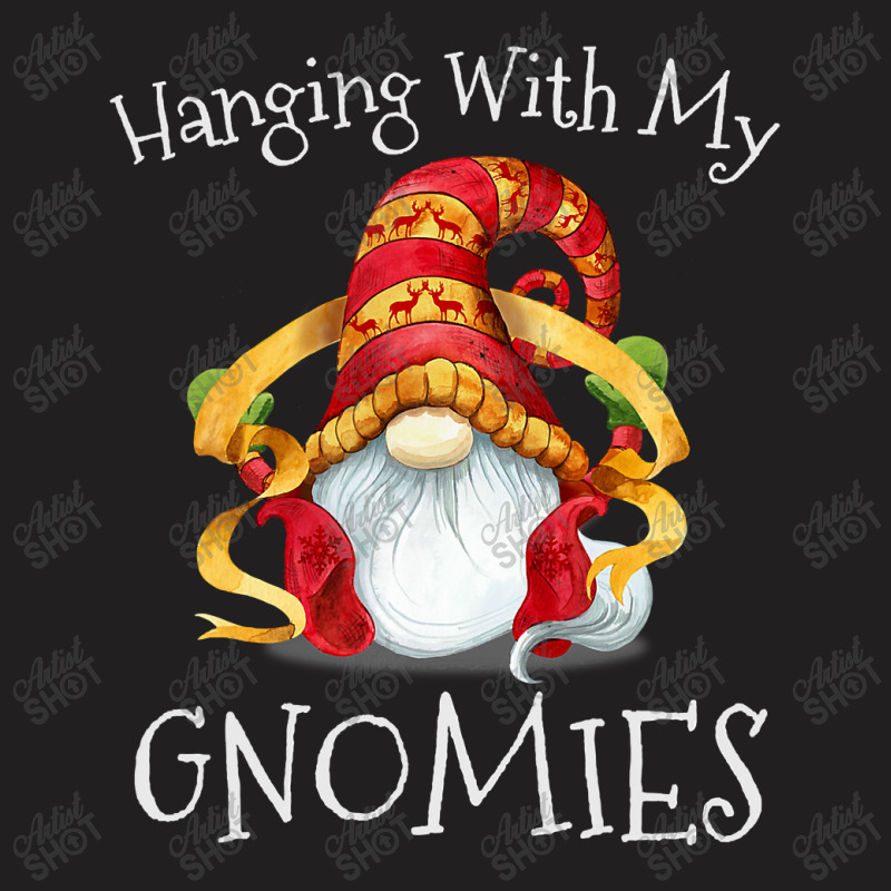 Hanging With My Gnomies Nordic Santa Gnome Christmas T Shirt Copy Copy T-shirt | Artistshot