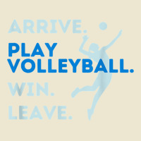 Arrive. Play Volleyball. Win. Leave.   Fun Volleyball Player T Shirt Cropped Hoodie | Artistshot