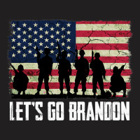 Let’s Go Brandon American Flag Veterans Vintage T-shirt | Artistshot