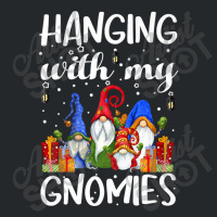 Hanging With My Gnomies Pajama Christmas Gnome Puns Pj Premium T Shirt Crewneck Sweatshirt | Artistshot