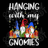 Hanging With My Gnomies Pajama Christmas Gnome Puns Pj Premium T Shirt Fleece Short | Artistshot