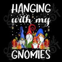 Hanging With My Gnomies Pajama Christmas Gnome Puns Pj T Shirt Zipper Hoodie | Artistshot