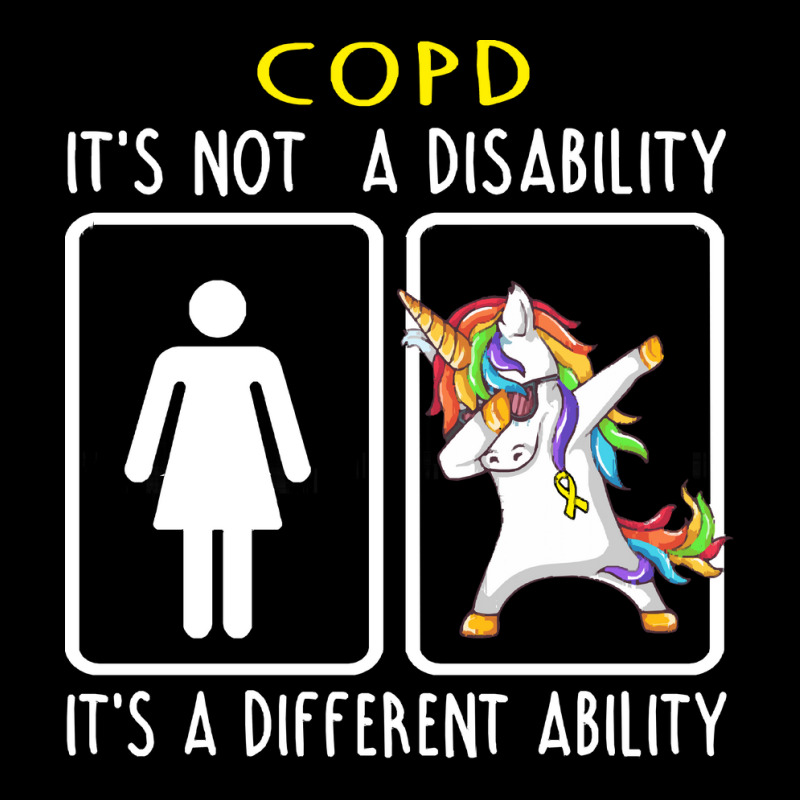 Copd Awareness T  Shirt C O P D It's Not A Disability It's A Different Pocket T-Shirt by difficultasian | Artistshot