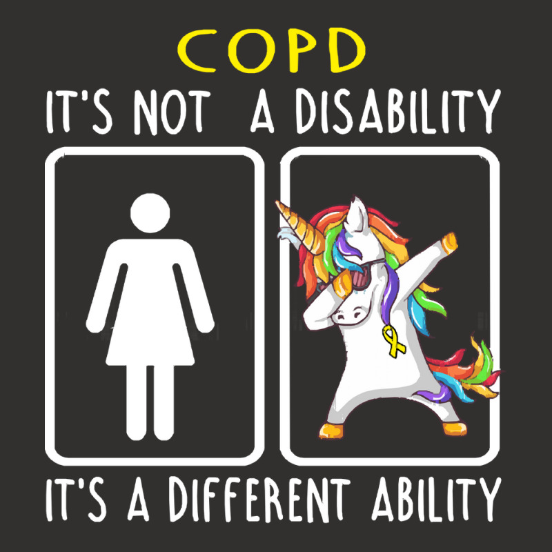 Copd Awareness T  Shirt C O P D It's Not A Disability It's A Different Champion Hoodie by difficultasian | Artistshot