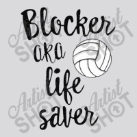 Blocker Aka Life Saver Funny Volleyball T Shirt Defense [converted] Co Women's Triblend Scoop T-shirt | Artistshot