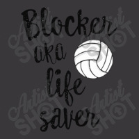 Blocker Aka Life Saver Funny Volleyball T Shirt Defense [converted] Co Ladies Curvy T-shirt | Artistshot