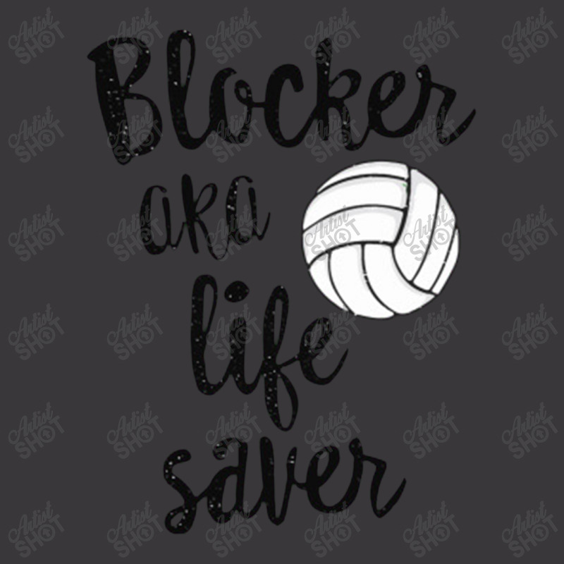 Blocker Aka Life Saver Funny Volleyball T Shirt Defense [converted] Co Ladies Curvy T-Shirt by lindavalere | Artistshot