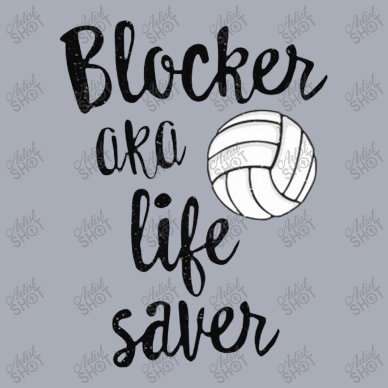 Blocker Aka Life Saver Funny Volleyball T Shirt Defense [converted] Co Tank Dress by lindavalere | Artistshot