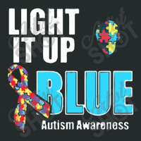 Light It Up Blue For Autism Awareness Women's Triblend Scoop T-shirt | Artistshot