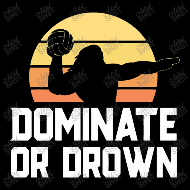 Dominate Or Drown Vintage Water Polo Shirts For Boys Men Cropped Hoodie by lindavalere | Artistshot