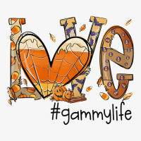 Womens Love Gammy Life Fall Season Autumn Pumpkin Halloween T Shirt Ladies Fitted T-shirt | Artistshot