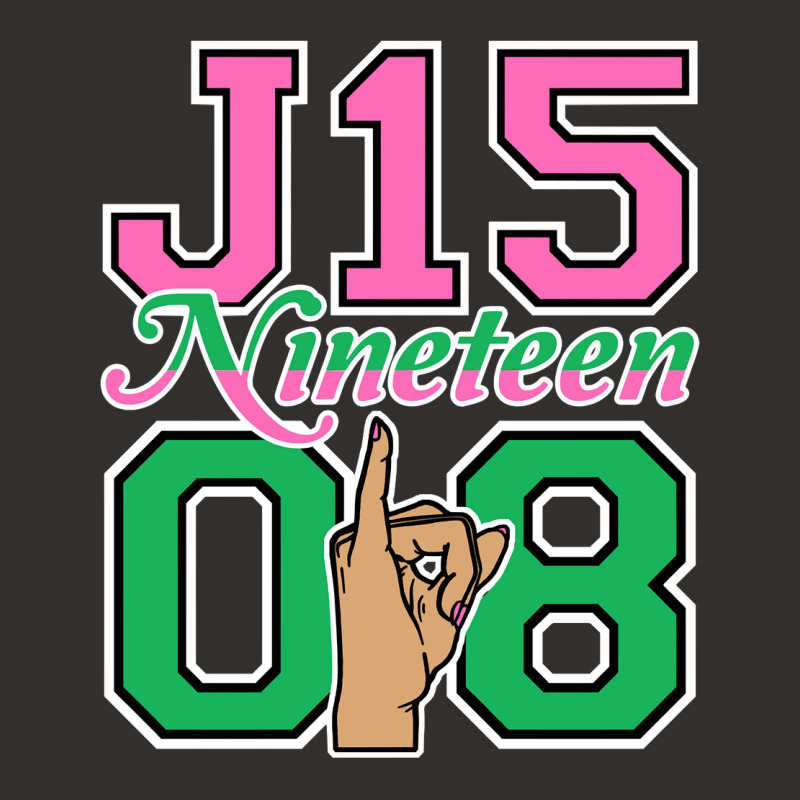 J15 Nineteen 08 Founder's Day Aka Women Hand Sign Sweatshirt Champion Hoodie | Artistshot