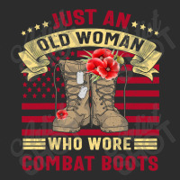 Just An Old Woman Who Wore Combat Boots Veteran Costume T Shirt Exclusive T-shirt | Artistshot