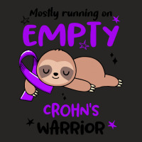 Crohns Awareness T  Shirt Mostly Running On Empty Crohn's Warrior T  S Ladies Fitted T-shirt | Artistshot