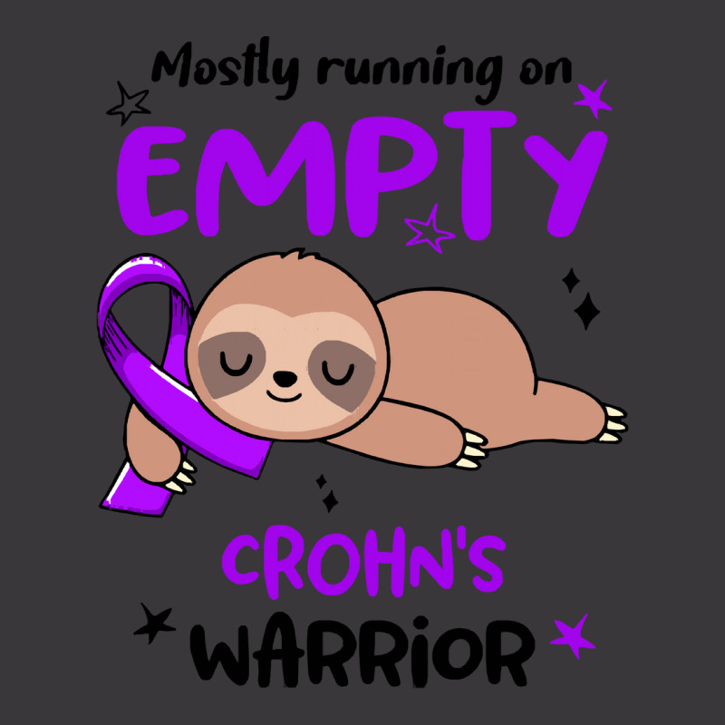 Crohns Awareness T  Shirt Mostly Running On Empty Crohn's Warrior T  S Ladies Curvy T-Shirt by difficultasian | Artistshot