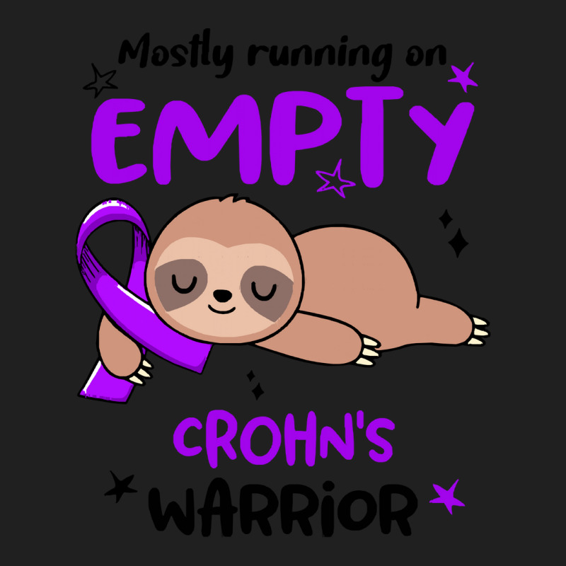 Crohns Awareness T  Shirt Mostly Running On Empty Crohn's Warrior T  S Ladies Polo Shirt by difficultasian | Artistshot