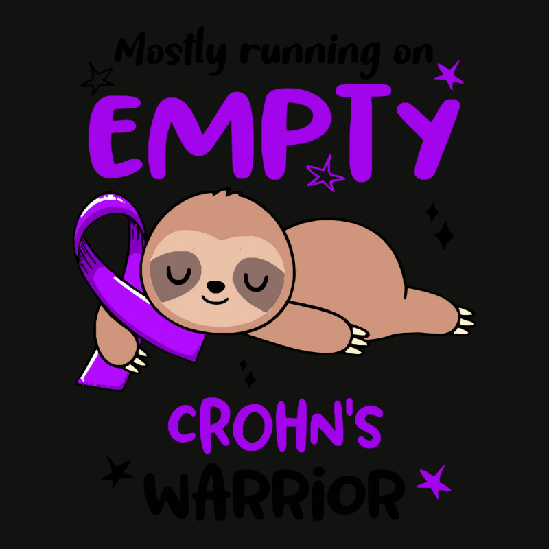 Crohns Awareness T  Shirt Mostly Running On Empty Crohn's Warrior T  S Scorecard Crop Tee by difficultasian | Artistshot