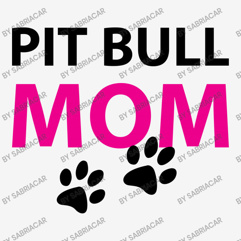 Pit Bull Mom Classic T-shirt by SabriAcar | Artistshot