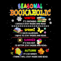 Funny Book Lover Gift T  Shirt Seasonal Bookaholic Winter Spring Summe Maternity Scoop Neck T-shirt | Artistshot