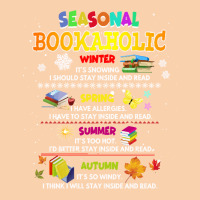 Funny Book Lover Gift T  Shirt Seasonal Bookaholic Winter Spring Summe Cropped Hoodie | Artistshot