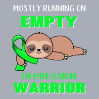 Depression Awareness T  Shirt Mostly Running On Empty Depression Warri Tank Dress | Artistshot