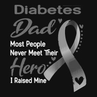 Diabetes Awareness T  Shirt Diabetes Dad Most People Never Meet Their Baby Beanies | Artistshot