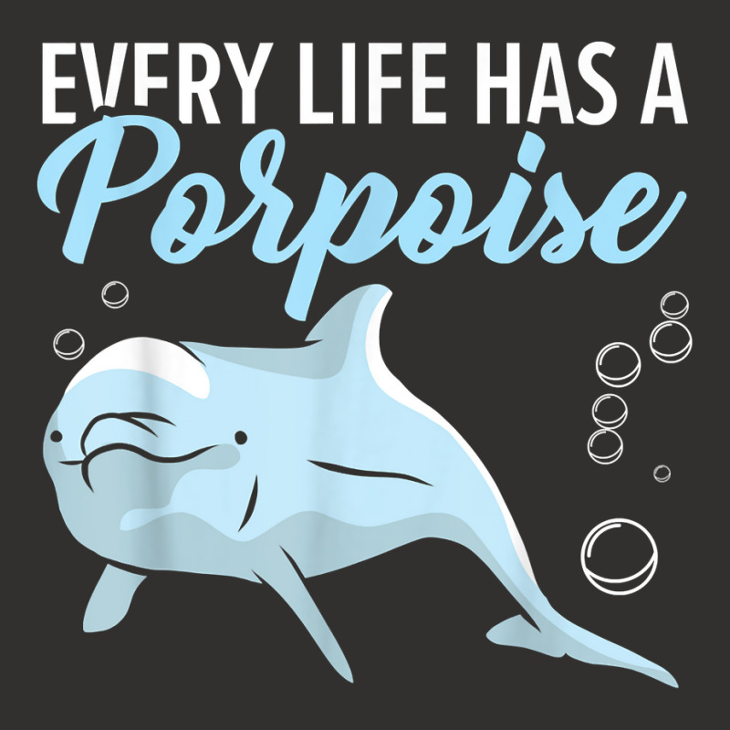 Every Life Has A Porpoise Dolphin Lover Marine Biology T Shirt Champion Hoodie | Artistshot