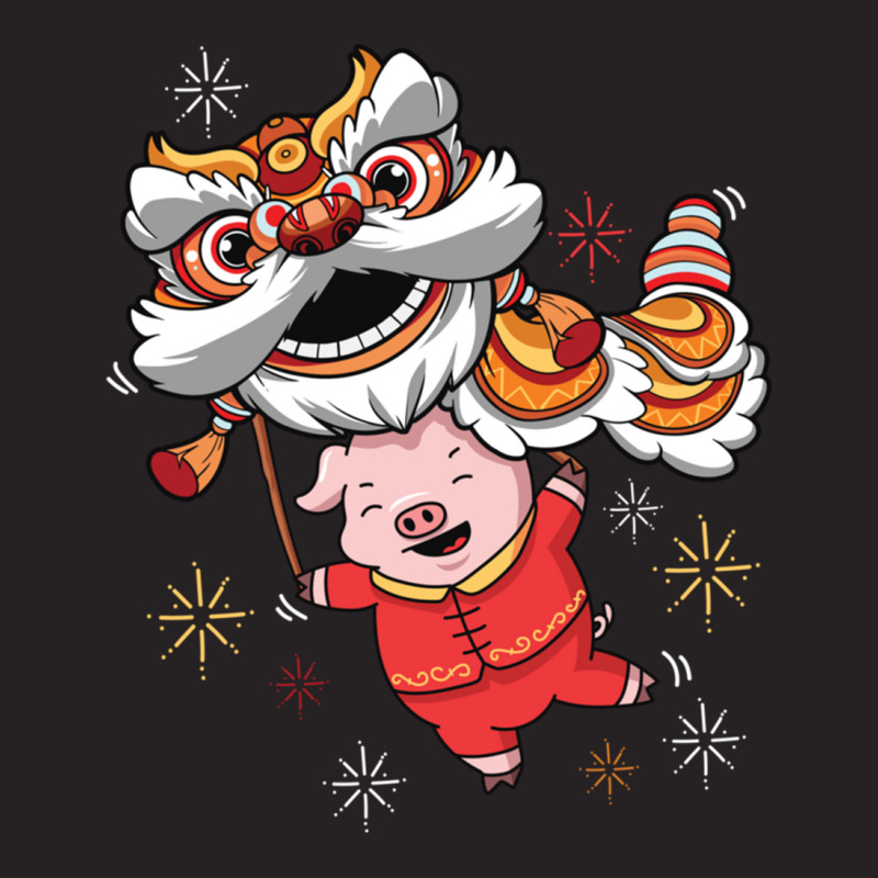 Dragon Lion Dancing Pig Chinese New Year 2019 Vintage Cap by Hoang95 | Artistshot