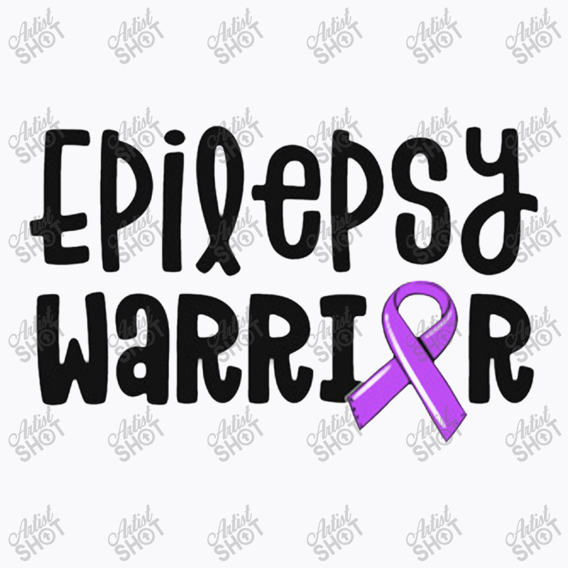 Epilepsy Warrior Shirt Kids Purple Ribbon Awareness Women T-shirt | Artistshot